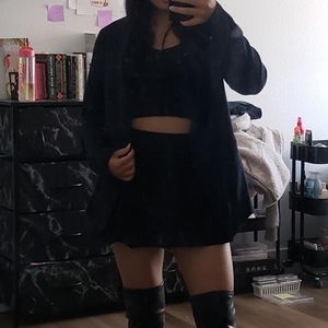 Fitted Navy Blue Blazer